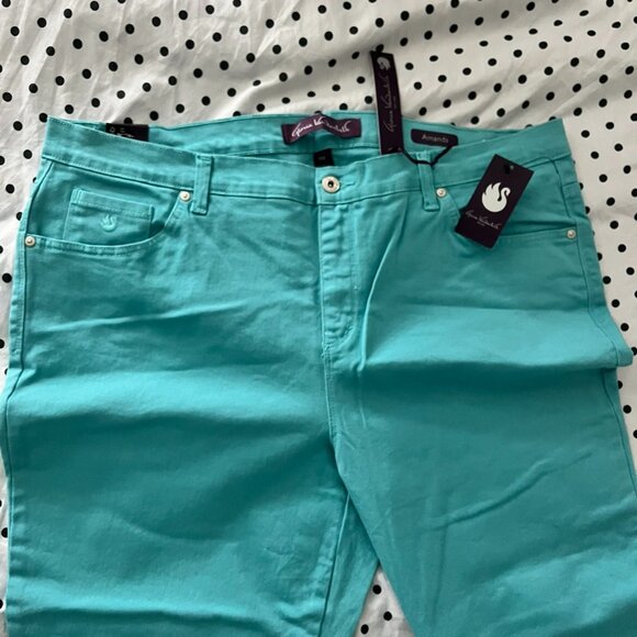 Gloria Vanderbilt AMANDA Jean Womens Classic Fit Ultra Stretch 18W Short - Picture 1 of 6